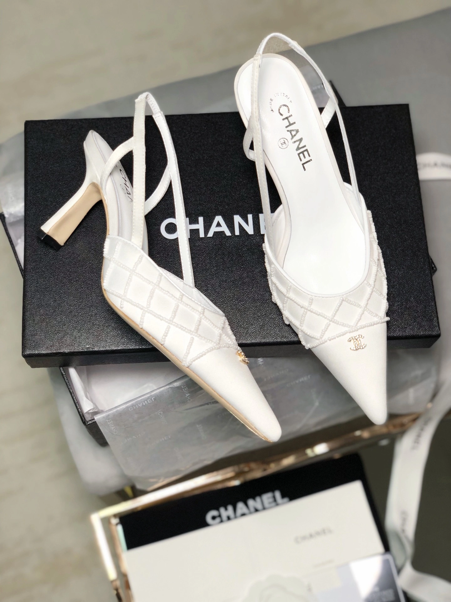 COCO-- 3h1958 real silk Heel height 6.5CM item:D-X158G0199F